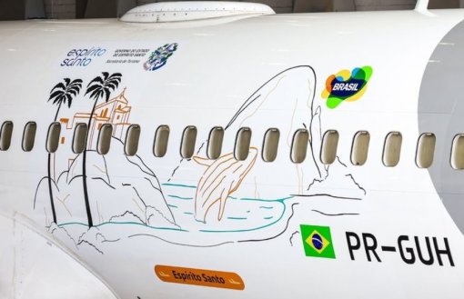 Gol lança Boeing 737 temático do Espírito Santo