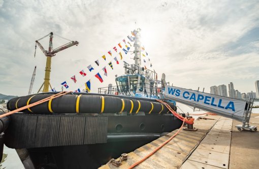 Wilson Sons lança novo rebocador para operar no Porto de Santos