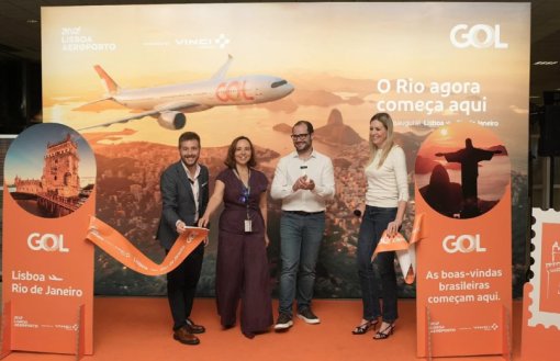 Gol comemora 1º voo do Airbus A330 com festa em Portugal